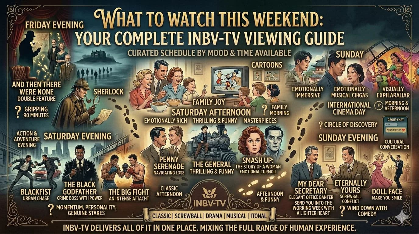 What to Watch This Weekend: Your Complete INBV-TV Viewing Guide